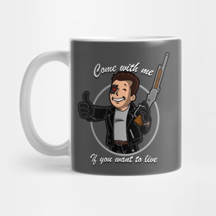 Cute Android Mascot 80's  Sci-fi Movie Quote Gamer Mascot Parody Mashup Mug